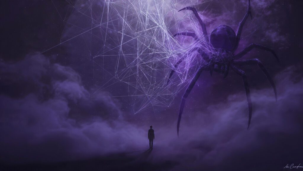 a surreal symbolic dream scene focused on